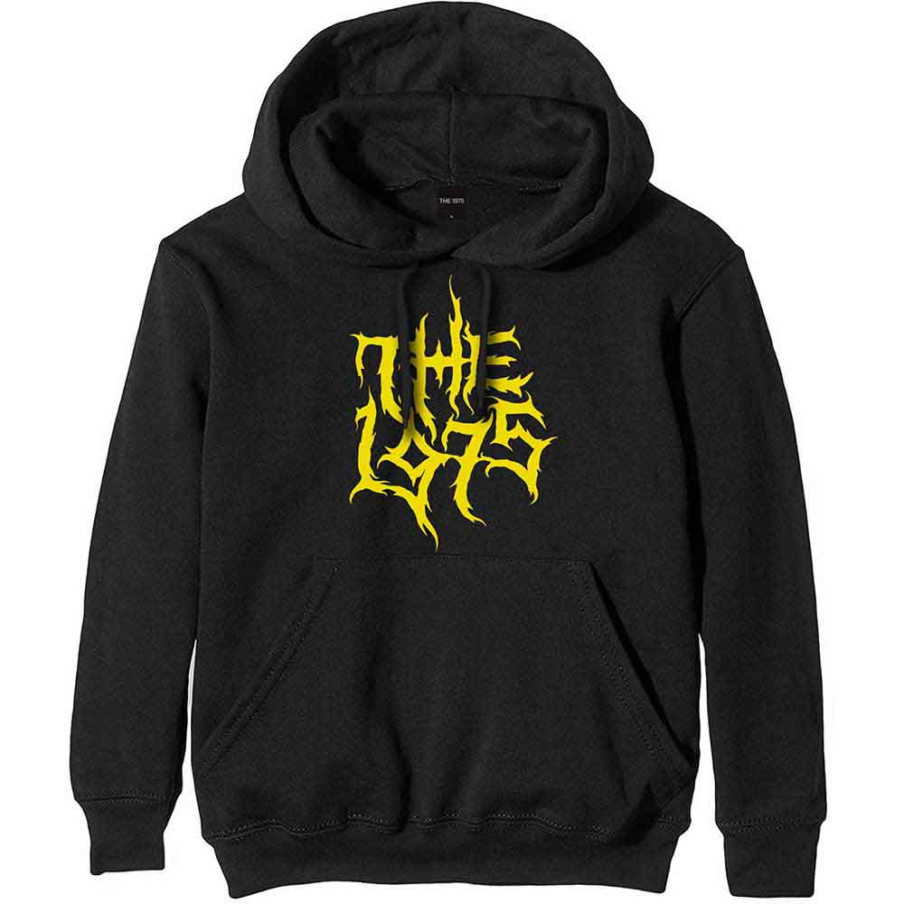 The 1975 Gold Logo Hoodie Sweatshirt Officially Licensed