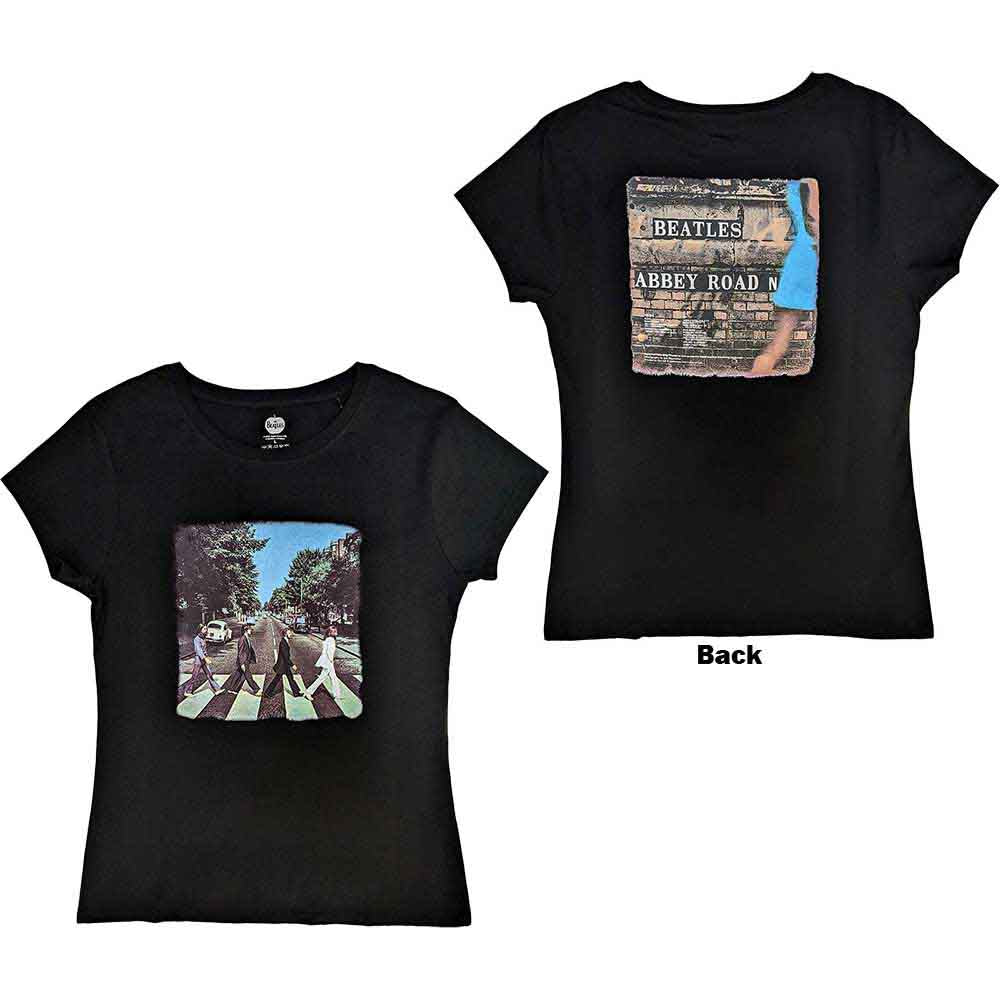 The Beatles Abbey Road Womens T Shirt Officially Licensed