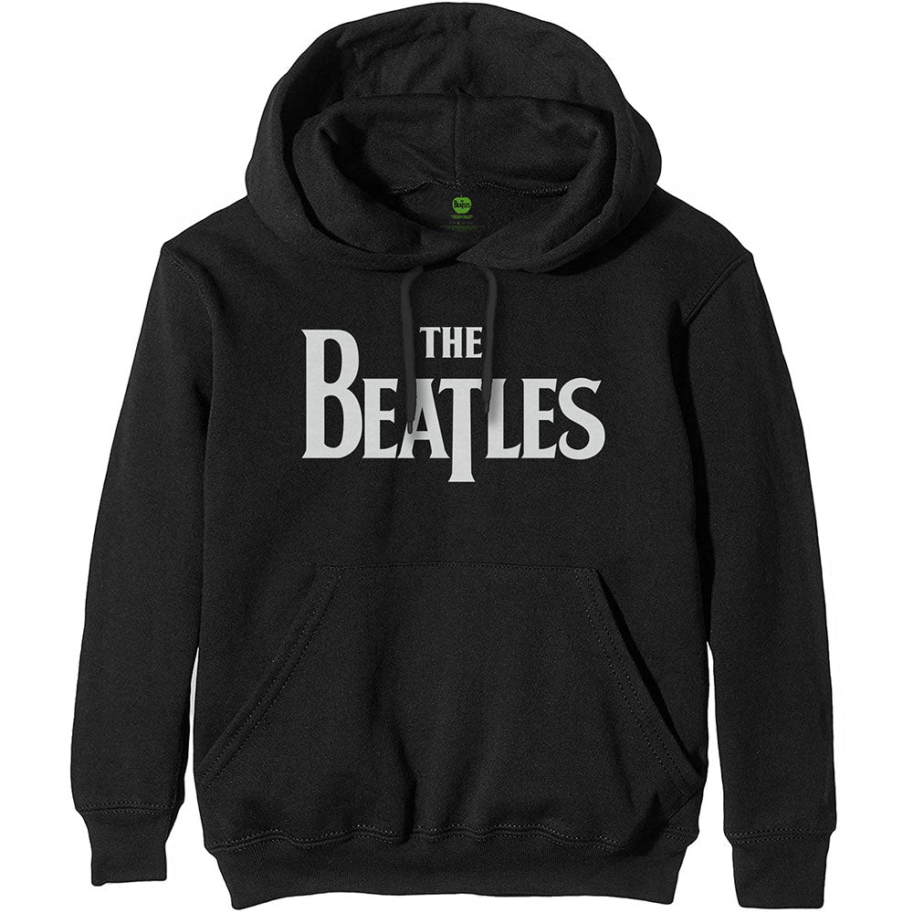 The Beatles Drop T Logo Hoodie Sweatshirt Officially Licensed