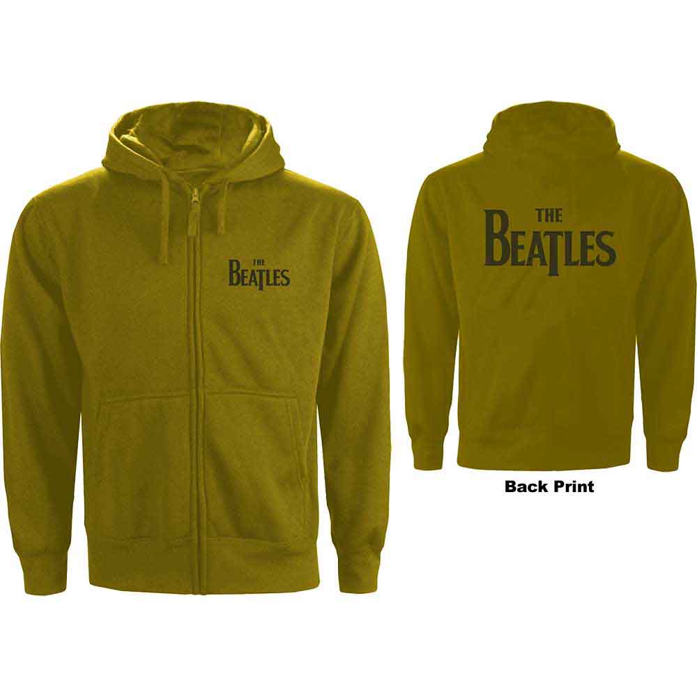 The Beatles Drop T Logo Hoodie Sweatshirt Officially Licensed