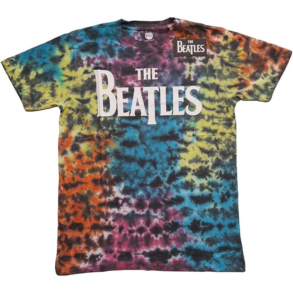 The Beatles Drop T Logo Mens T Shirt Officially Licensed