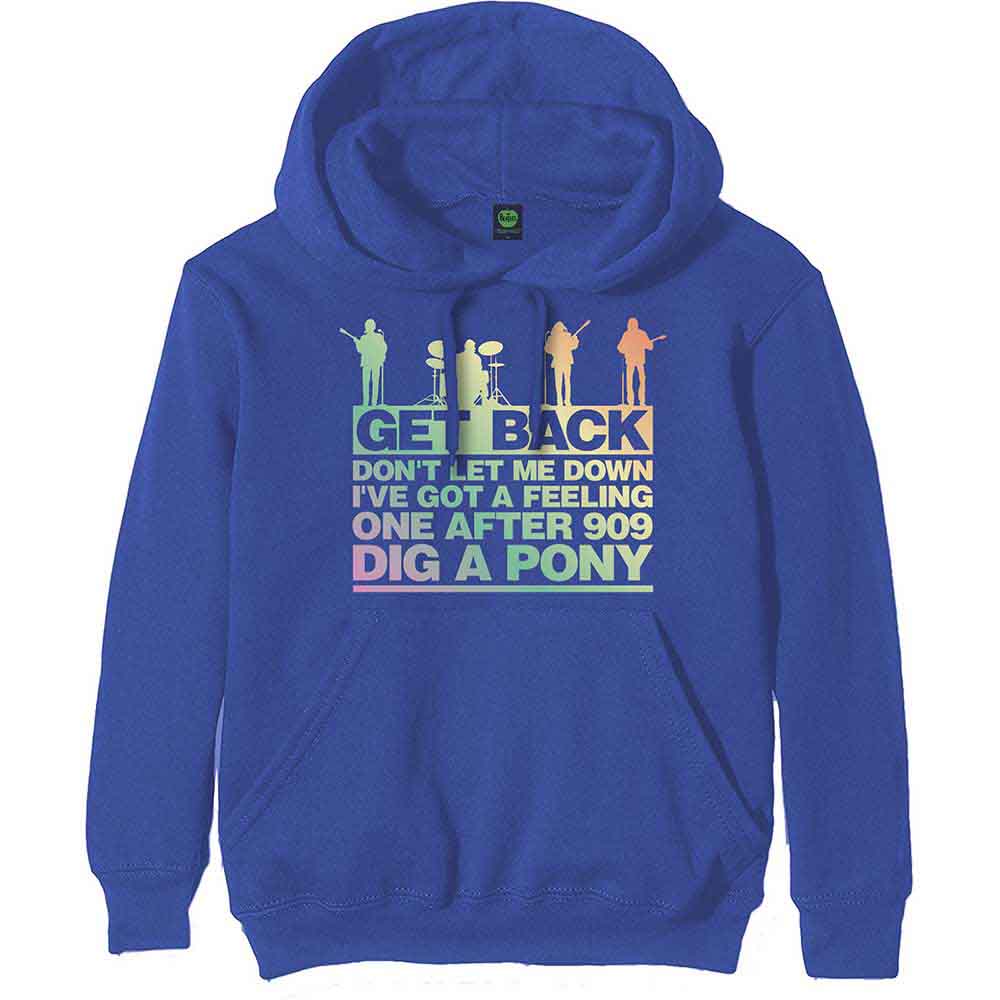 The Beatles Get Back Gradient Hoodie Sweatshirt Officially Licensed