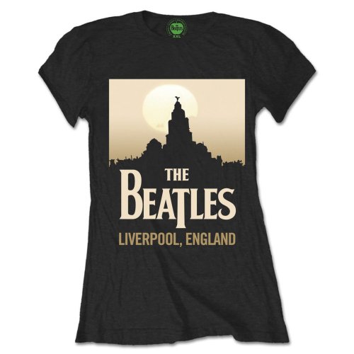 The Beatles Liverpool, England Womens T Shirt Officially Licensed