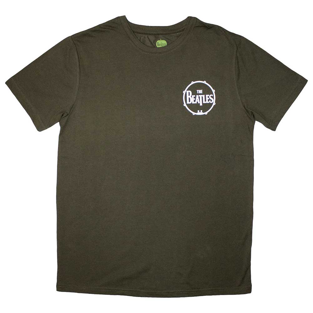 The Beatles Mini Drum Logo Mens T Shirt Officially Licensed