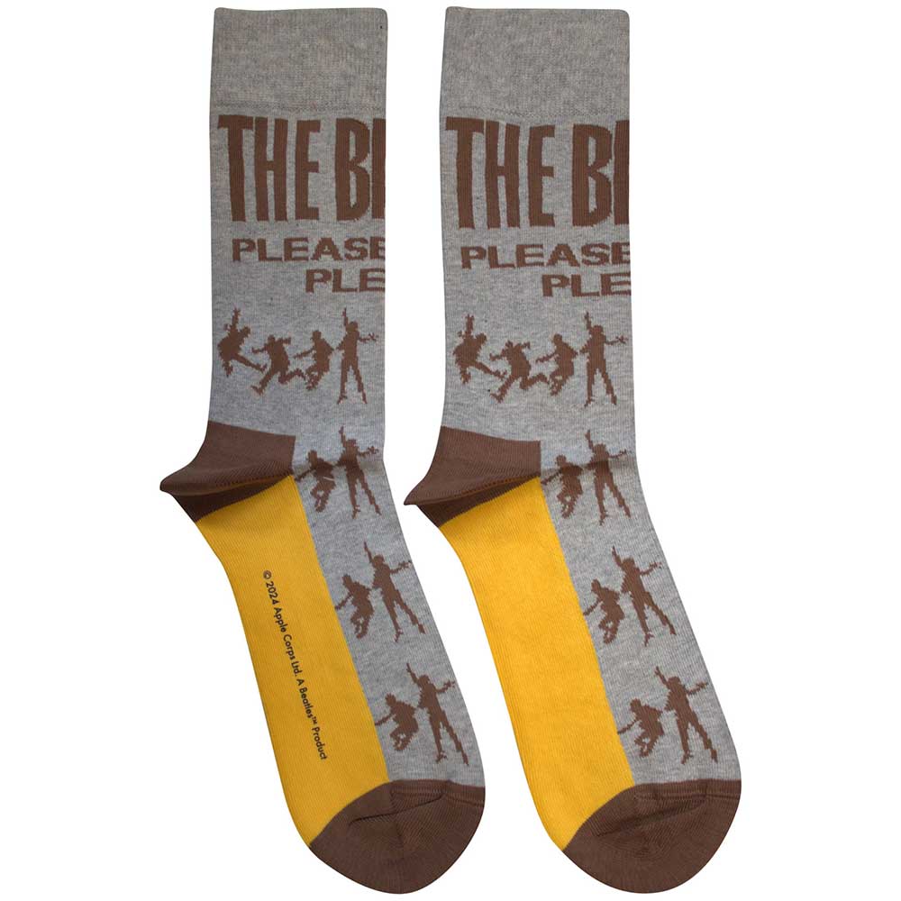 The Beatles Please Please Me Silhouettes Socks Officially Licensed