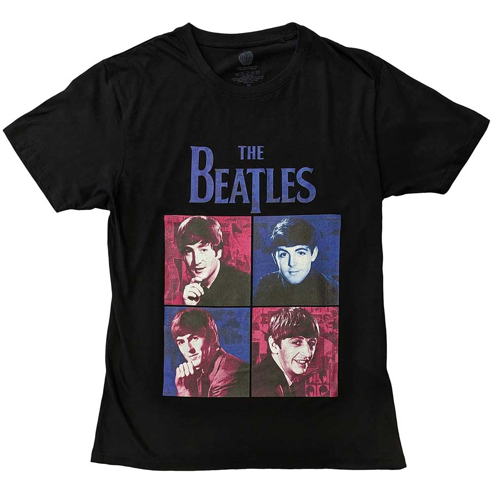 The Beatles Portraits Mens T Shirt Officially Licensed