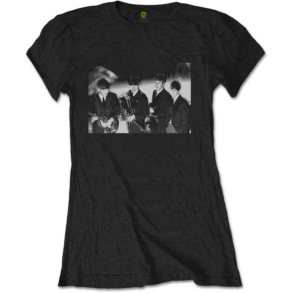 The Beatles Smiles Photo Womens T Shirt Officially Licensed