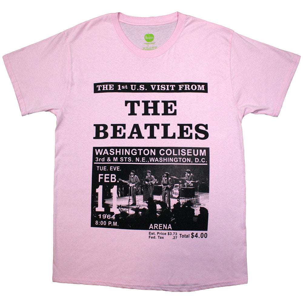The Beatles Washington '64 Promo Mens T Shirt Officially Licensed