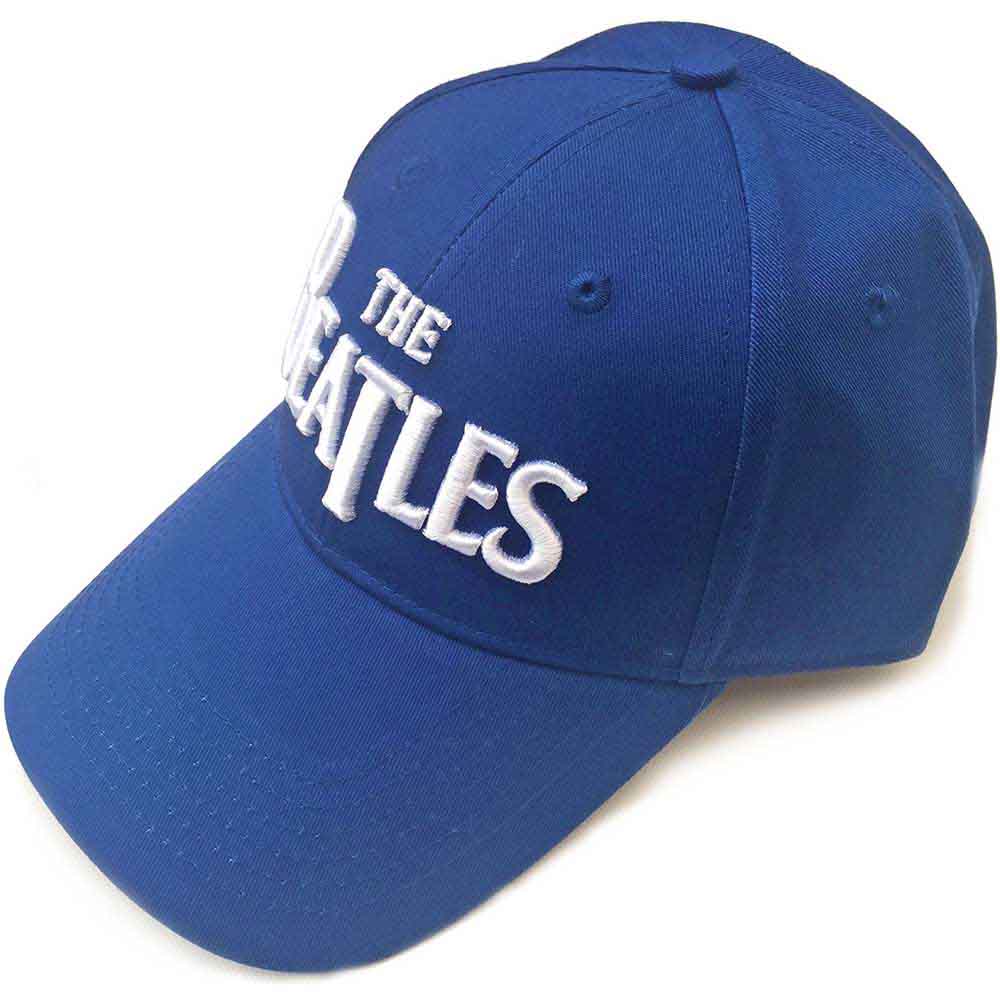 The Beatles White Drop T Logo Hat Officially Licensed