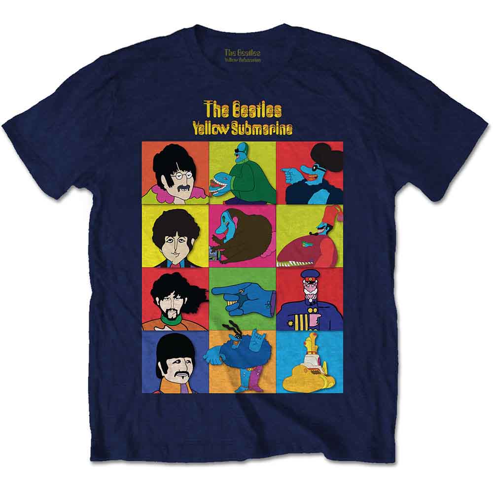 The Beatles Yellow Submarine Characters Mens T Shirt Officially Licensed