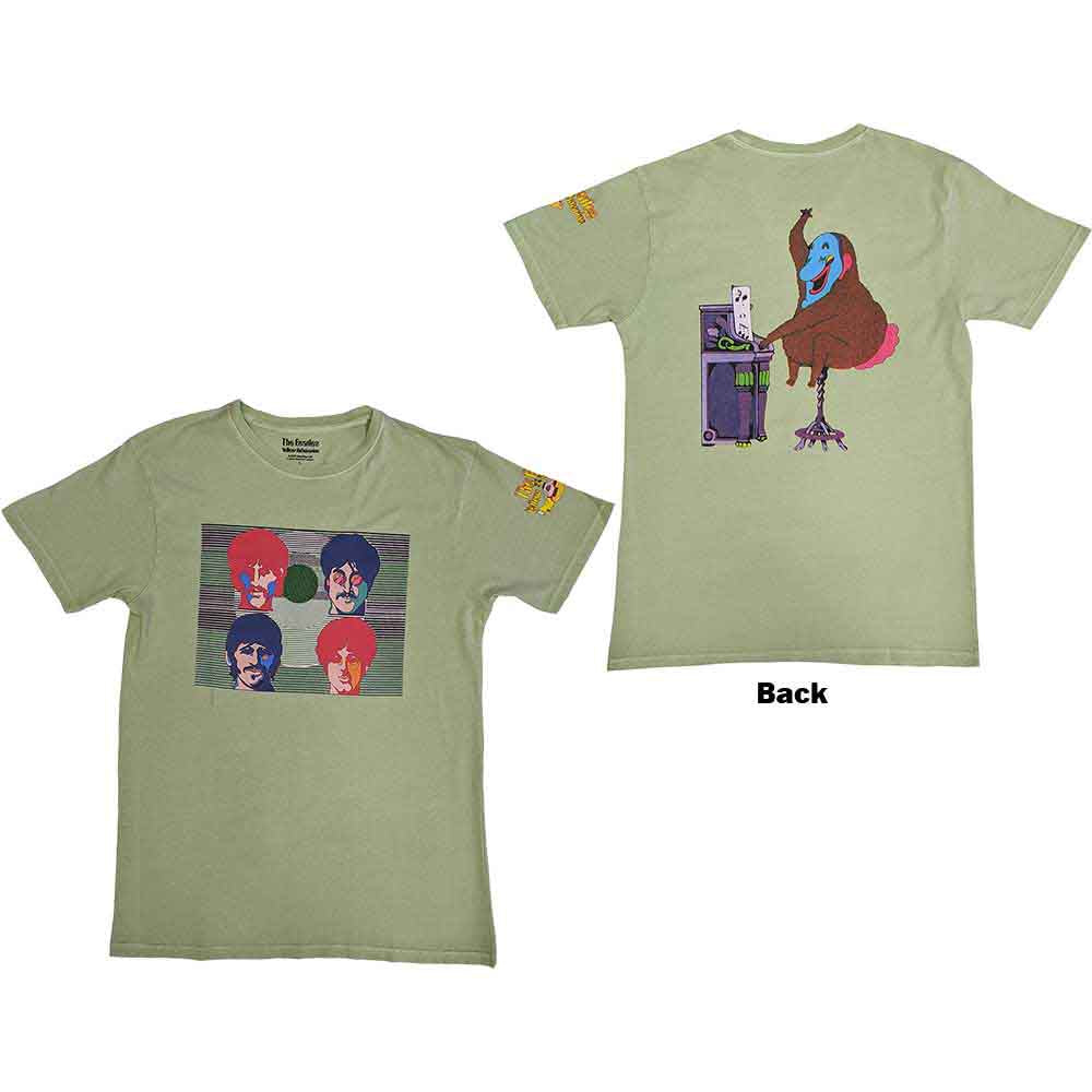 The Beatles Yellow Submarine Magic Piano Mens T Shirt Officially Licensed