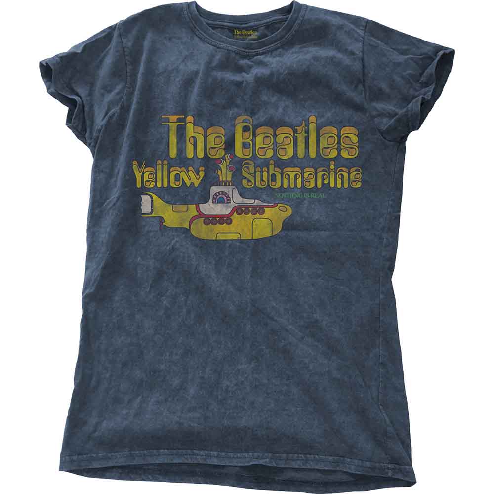 The Beatles Yellow Submarine Nothing Is Real Womens T Shirt Officially Licensed