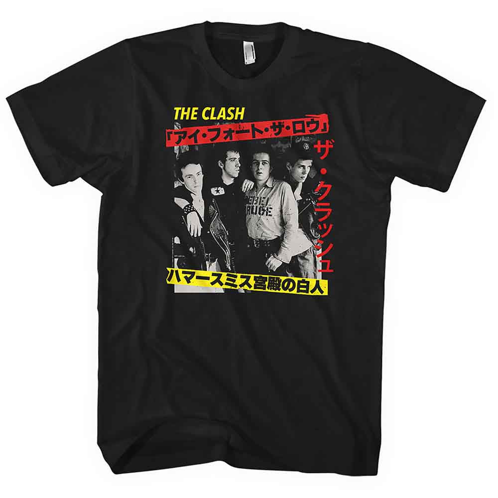 The Clash Kanji Mens T Shirt Officially Licensed