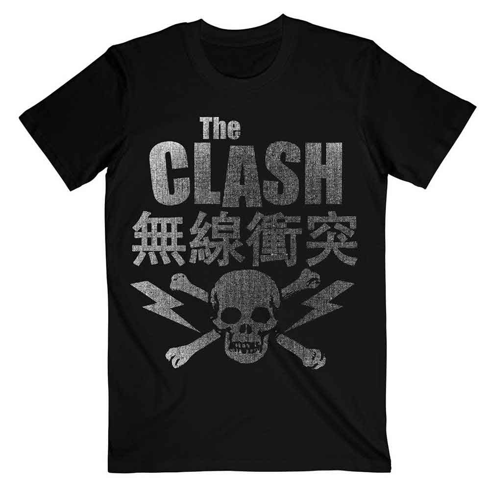 The Clash Skull & Crossbones Mens T Shirt Officially Licensed