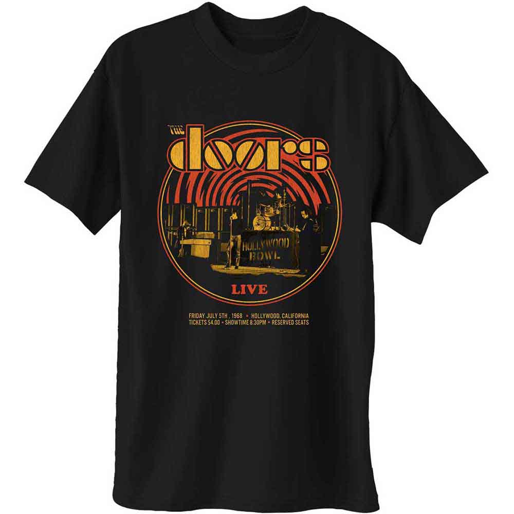 The Doors 68 Retro Circle Mens T Shirt Officially Licensed