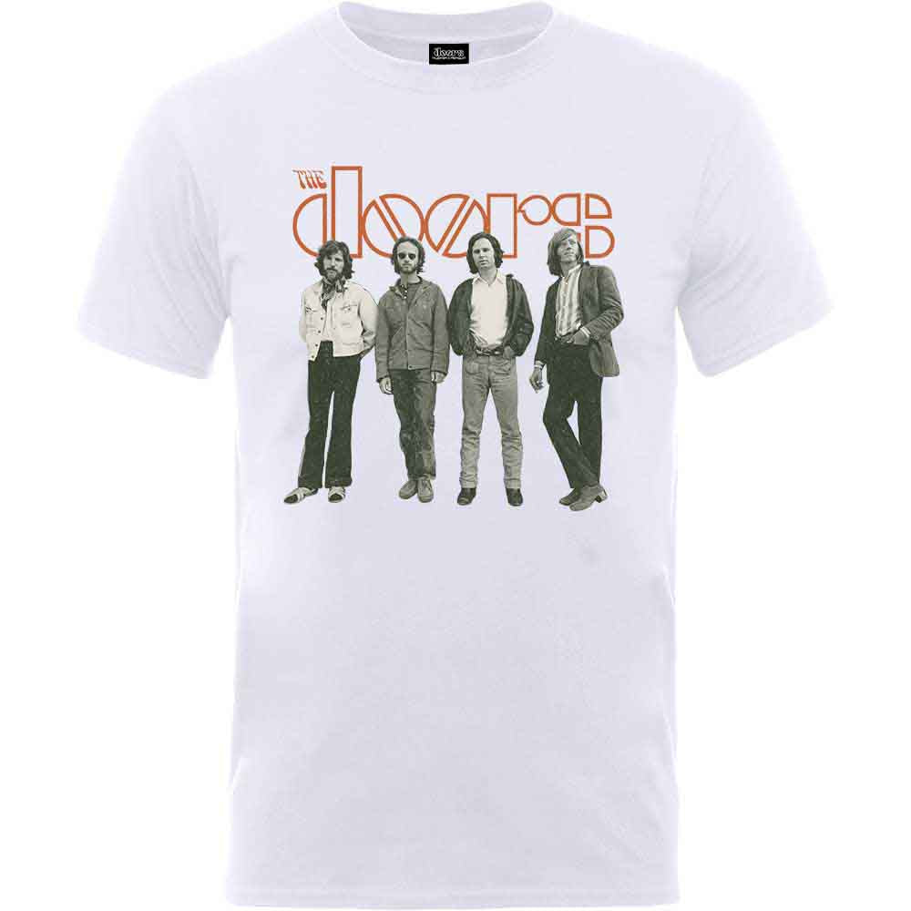 The Doors Band Standing Mens T Shirt Officially Licensed