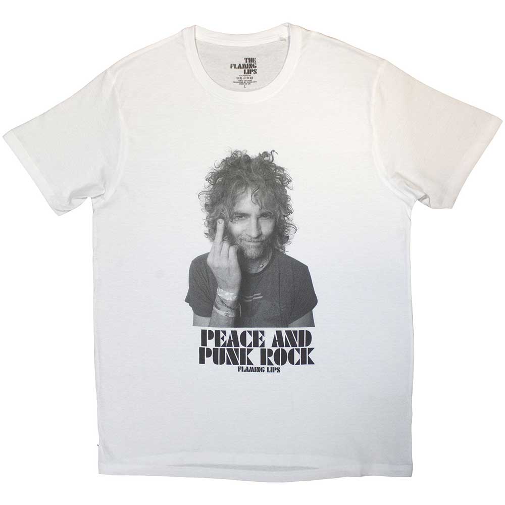The Flaming Lips Peace and Punk Mens T Shirt Officially Licensed
