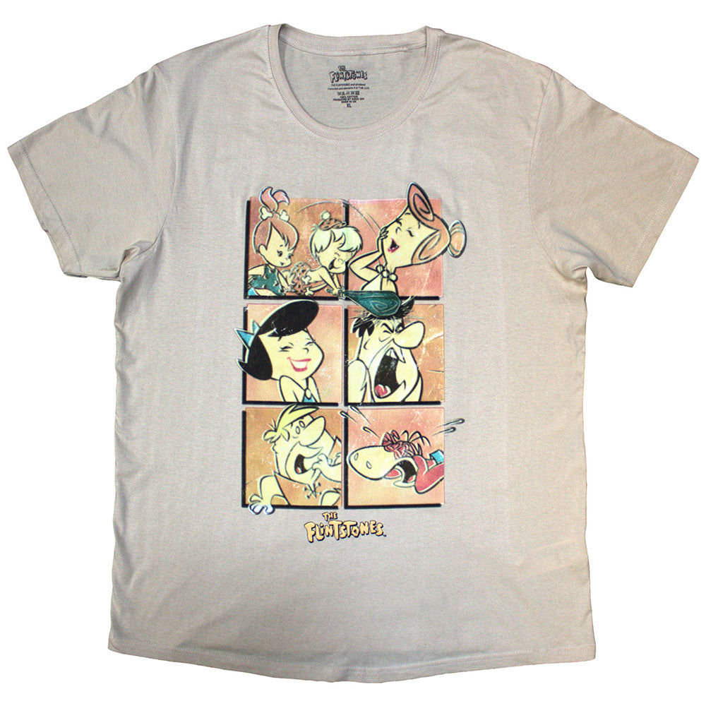 The Flintstones Flintstones Grid Mens T Shirt Officially Licensed