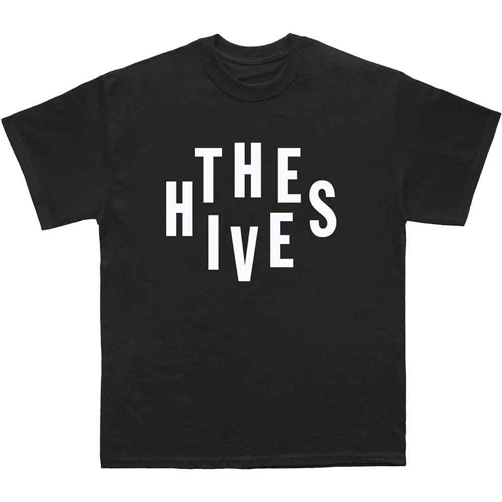 The Hives Stacked Logo Mens T Shirt Officially Licensed