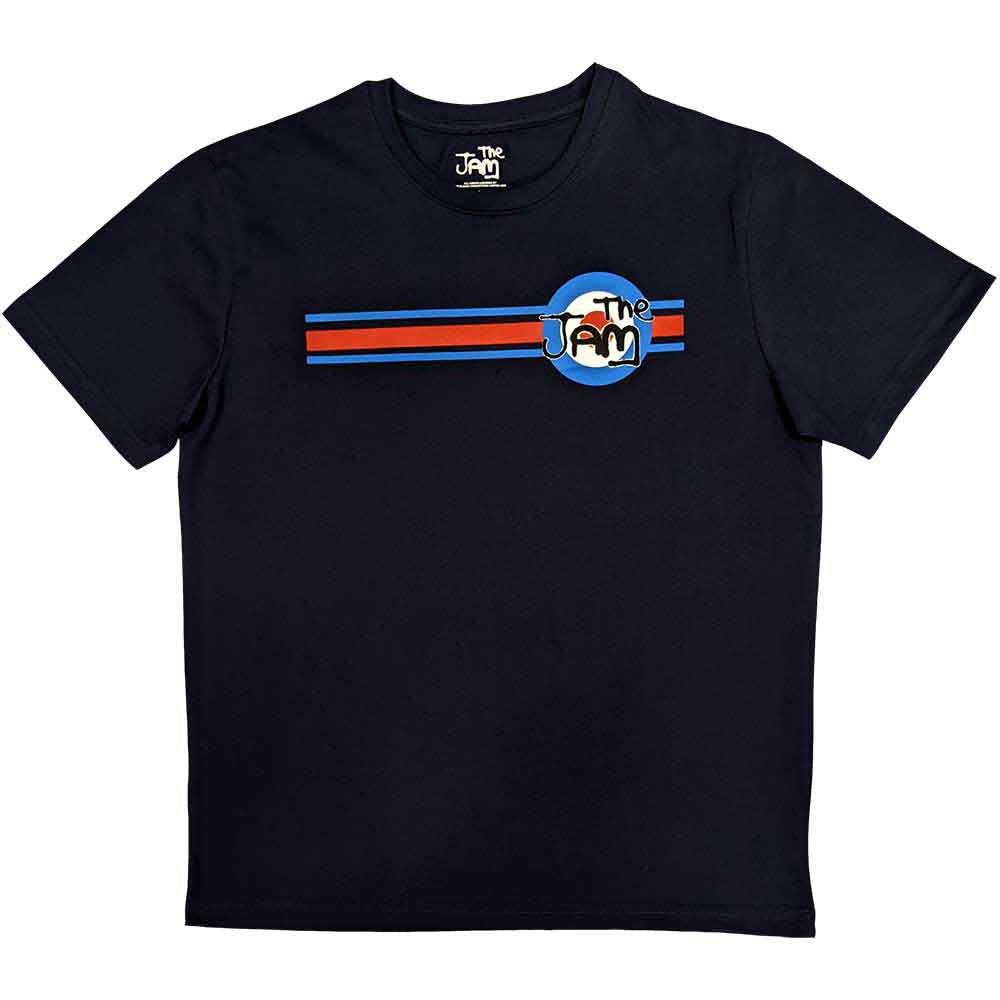 The Jam Target Stripe Mens T Shirt Officially Licensed