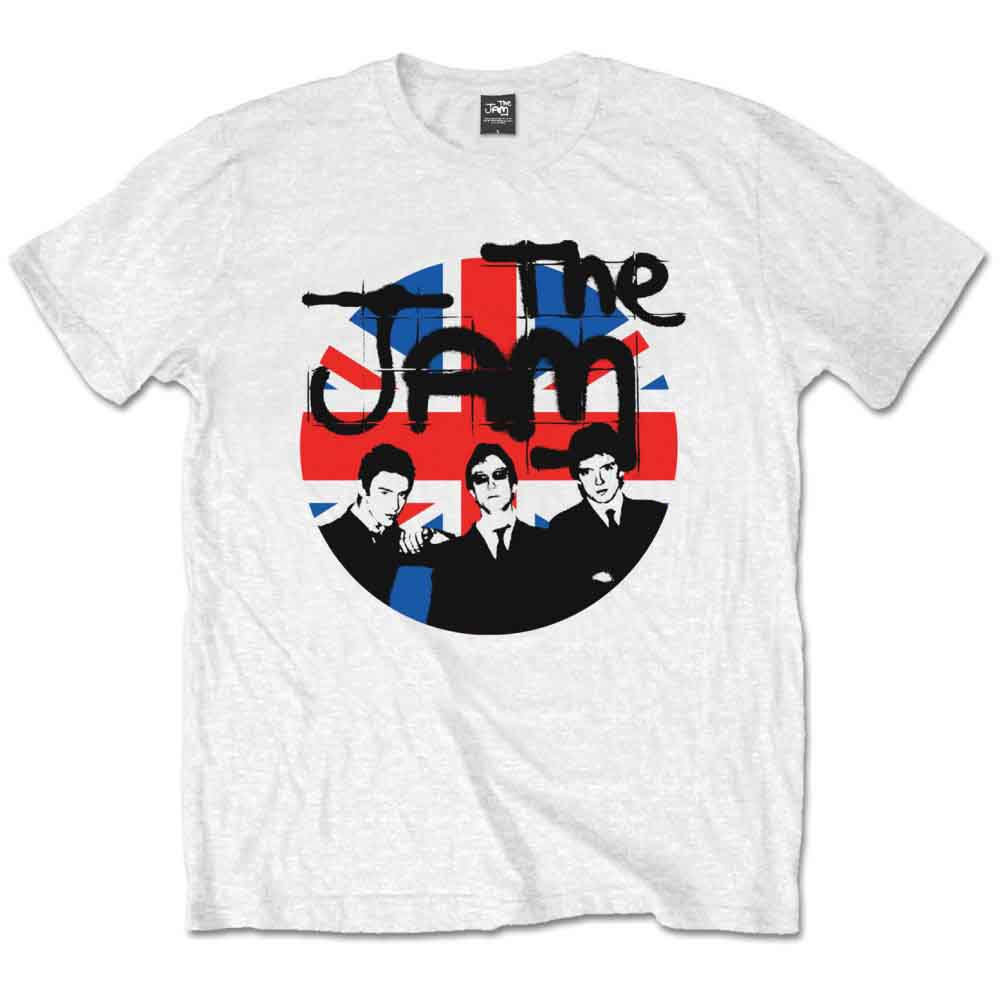 The Jam Union Jack Circle Mens T Shirt Officially Licensed