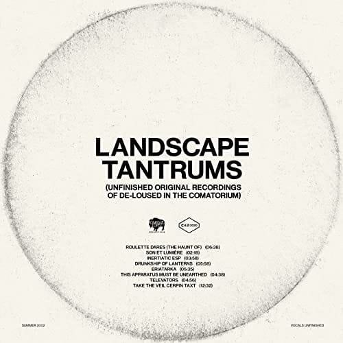 The Mars Volta - Landscape Tantrums - Unfinished Original Recordings Of De-Loused In The Comatorium (Black Vinyl) Vinyl Record