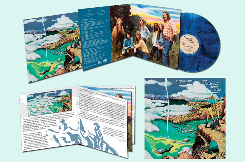 The Marshall Tucker Band - A New Life: 50th Anniversary Edition (Colored Vinyl, Blue Smoke, Anniversary Edition) Vinyl Record