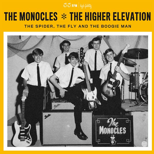 THE MONOCLES/THE HIGHER ELEVATION - The Spider, the Fly and the Boogie Man Vinyl Record