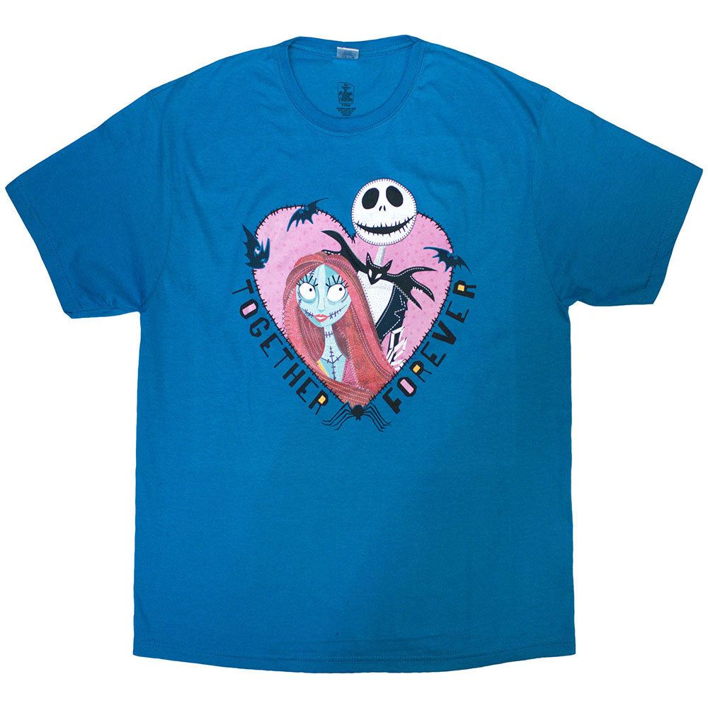 The Nightmare Before Christmas Jack & Sally Together Forever Mens T Shirt Officially Licensed