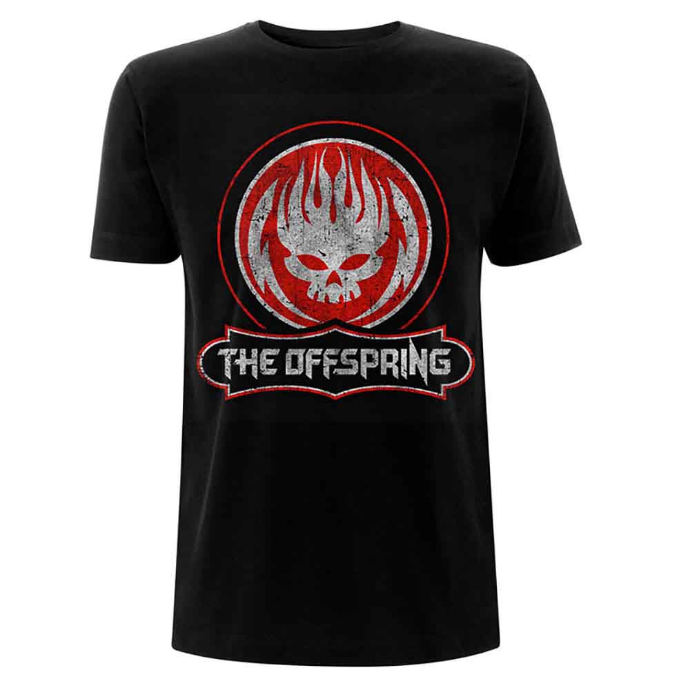 The Offspring Distressed Skull Mens T Shirt Officially Licensed