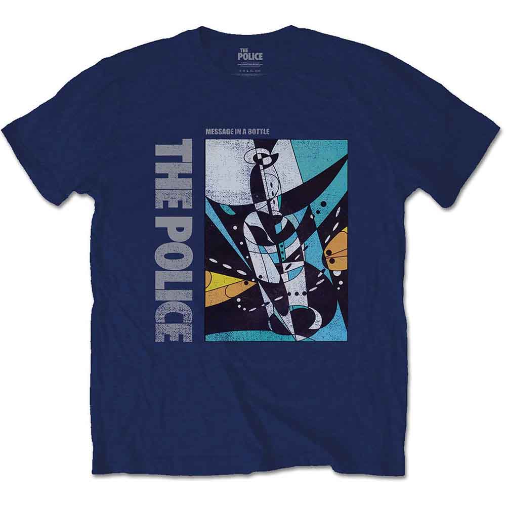 The Police Message in a Bottle Mens T Shirt Officially Licensed