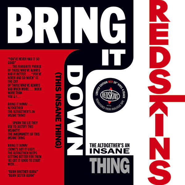 Bring It Down (This Insane Thing) Vinyl Record