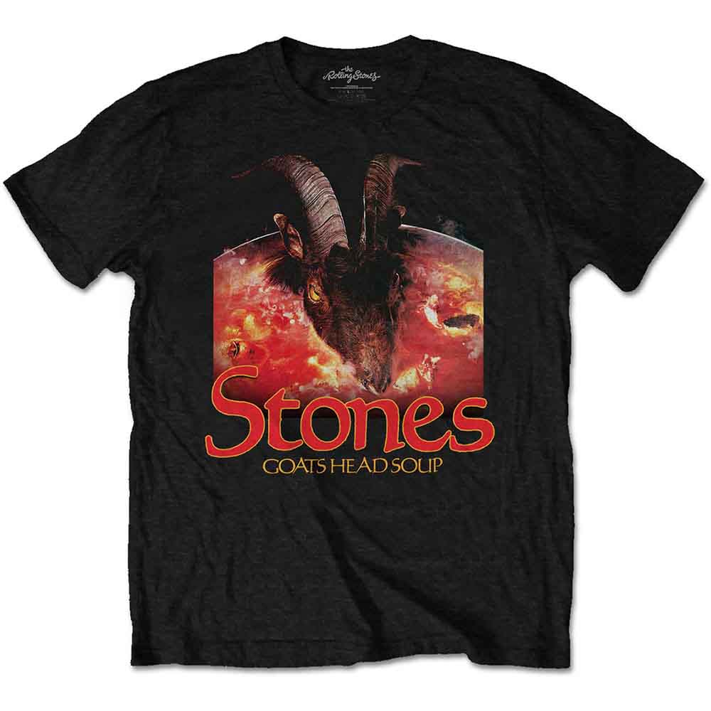 The Rolling Stones Goats Head Soup with Logo Mens T Shirt Officially Licensed