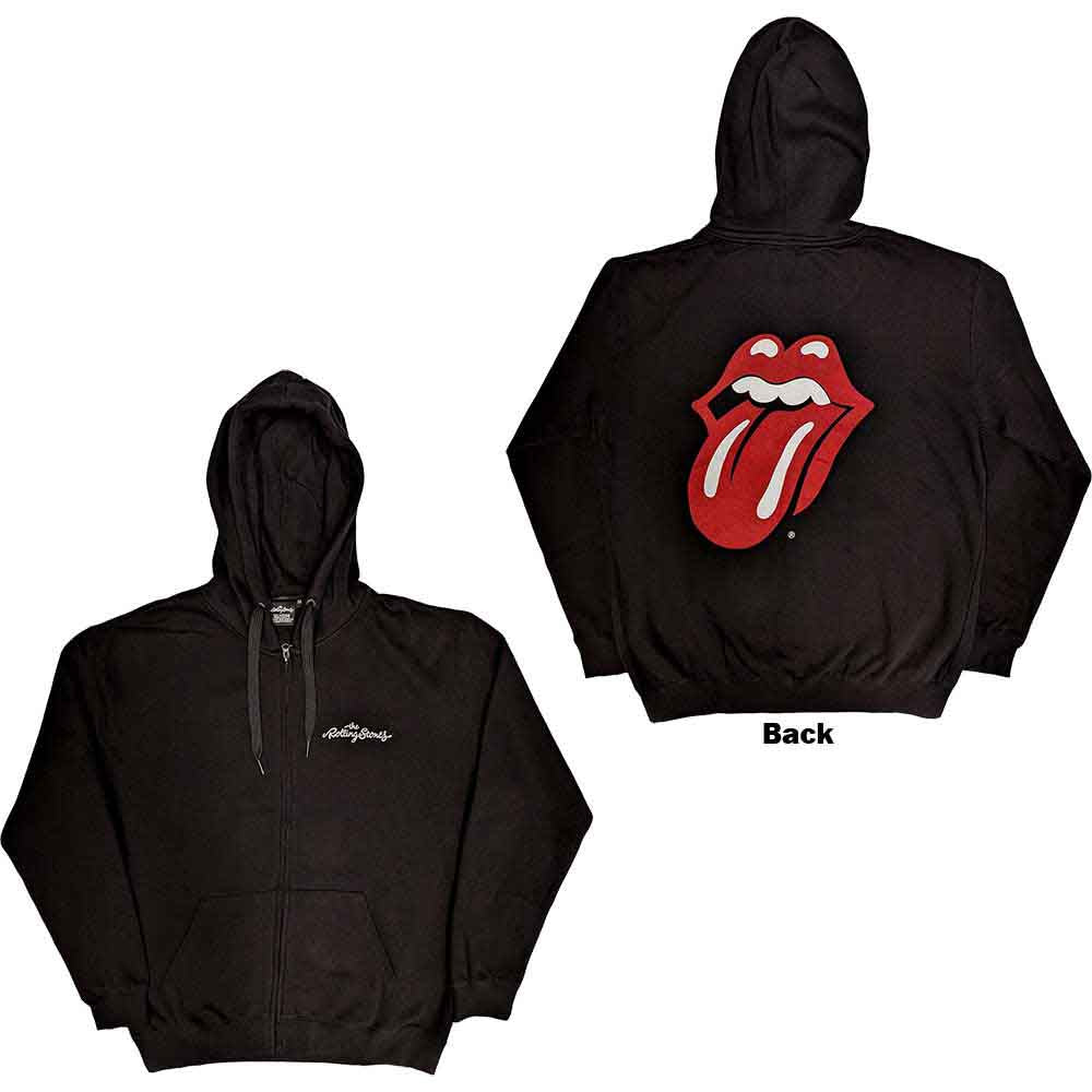 The Rolling Stones Logo & Tongue Hoodie Sweatshirt Officially Licensed