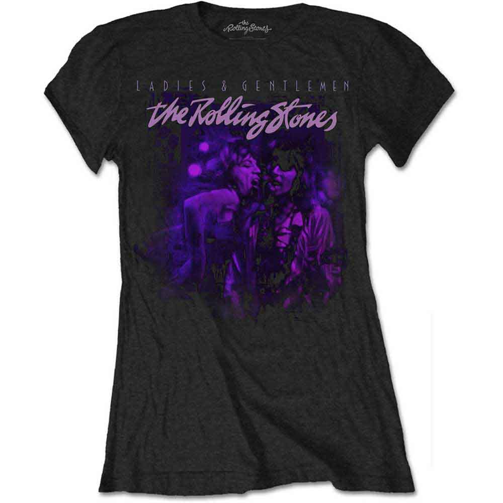 The Rolling Stones Mick & Keith Together Womens T Shirt Officially Licensed