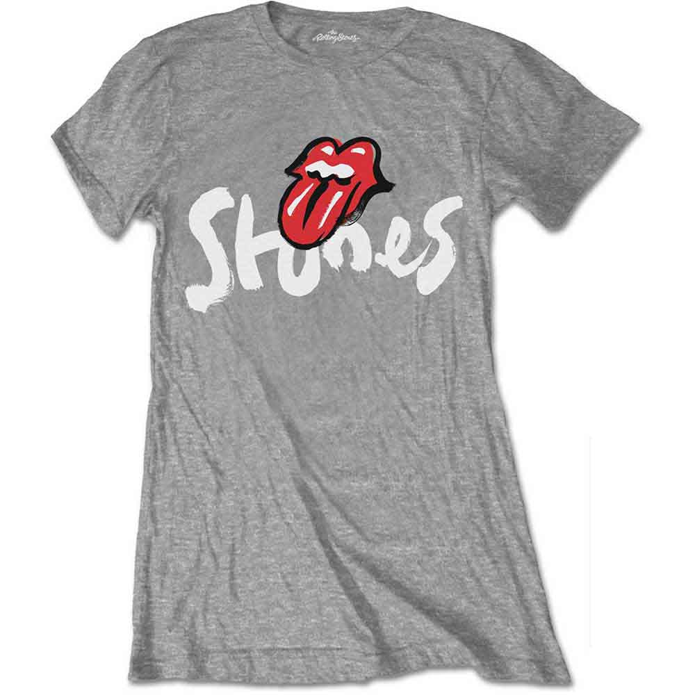 The Rolling Stones No Filter Brush Strokes Womens T Shirt Officially Licensed