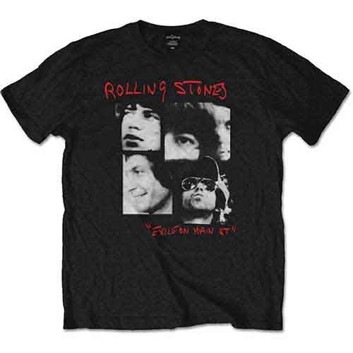 The Rolling Stones Photo Exile Mens T Shirt Officially Licensed