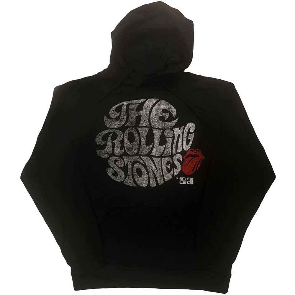 The Rolling Stones Swirl Logo '82 Hoodie Sweatshirt Officially Licensed