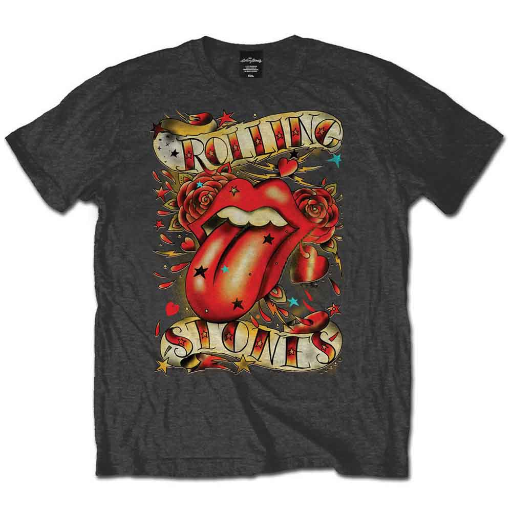 The Rolling Stones Tongues & Stars Mens T Shirt Officially Licensed