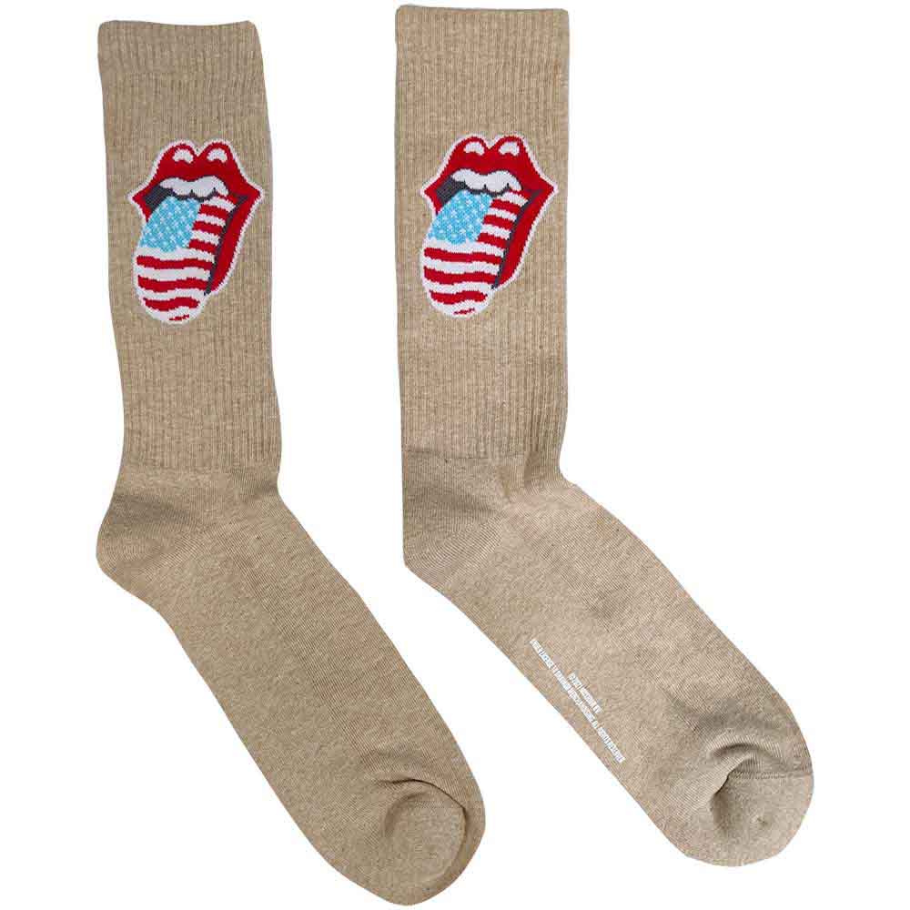 The Rolling Stones US Tongue Socks Officially Licensed