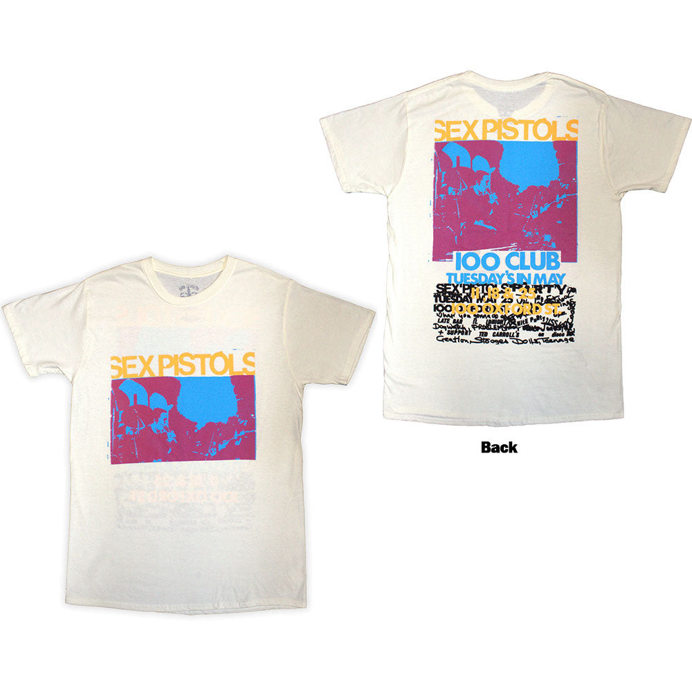 The Sex Pistols 100 Club Mens T Shirt Officially Licensed