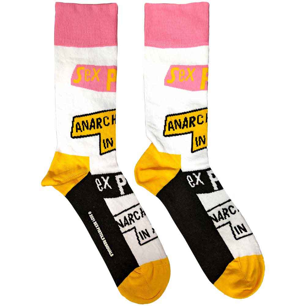 The Sex Pistols Anarchy In The UK Socks Officially Licensed