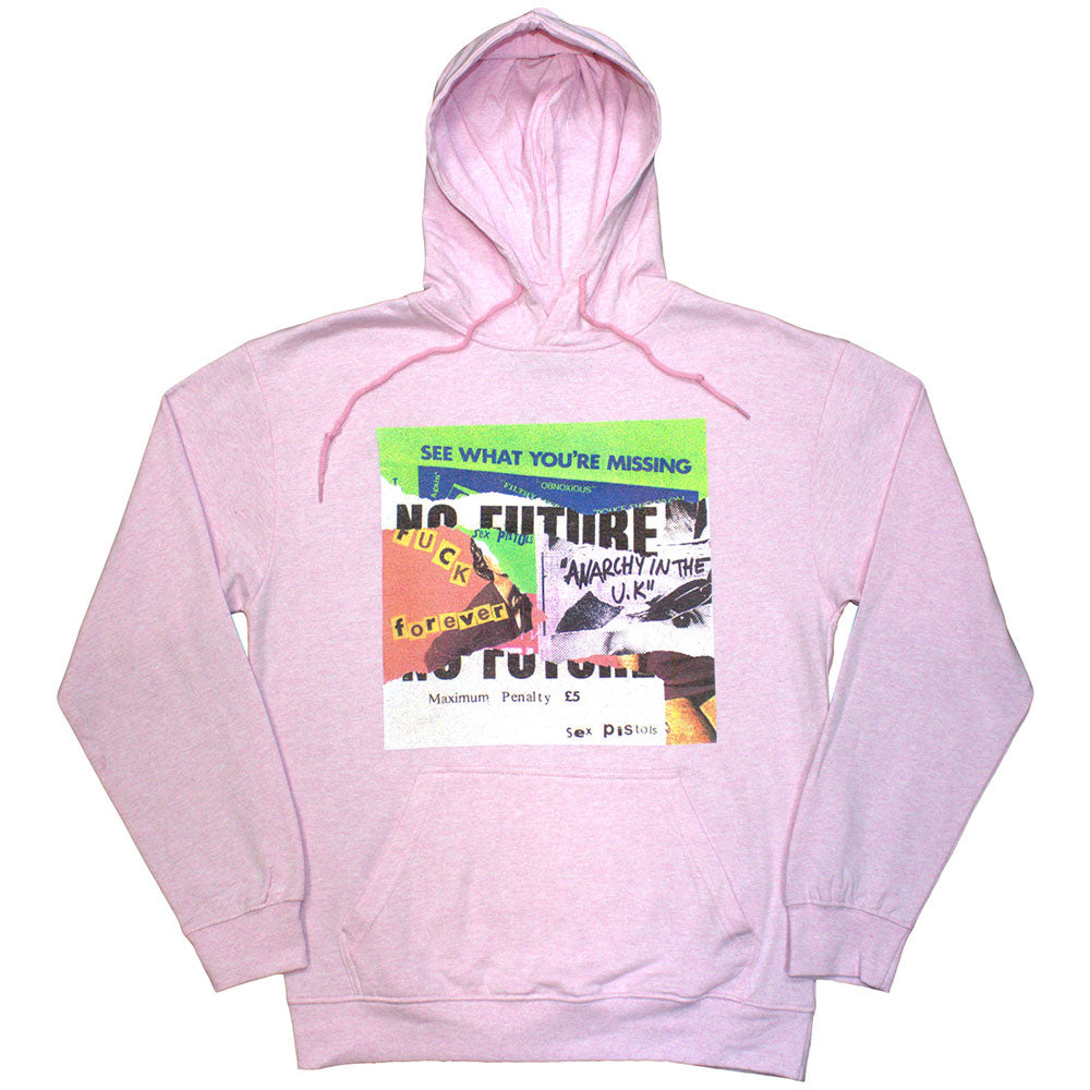 The Sex Pistols Collage Hoodie Sweatshirt Officially Licensed