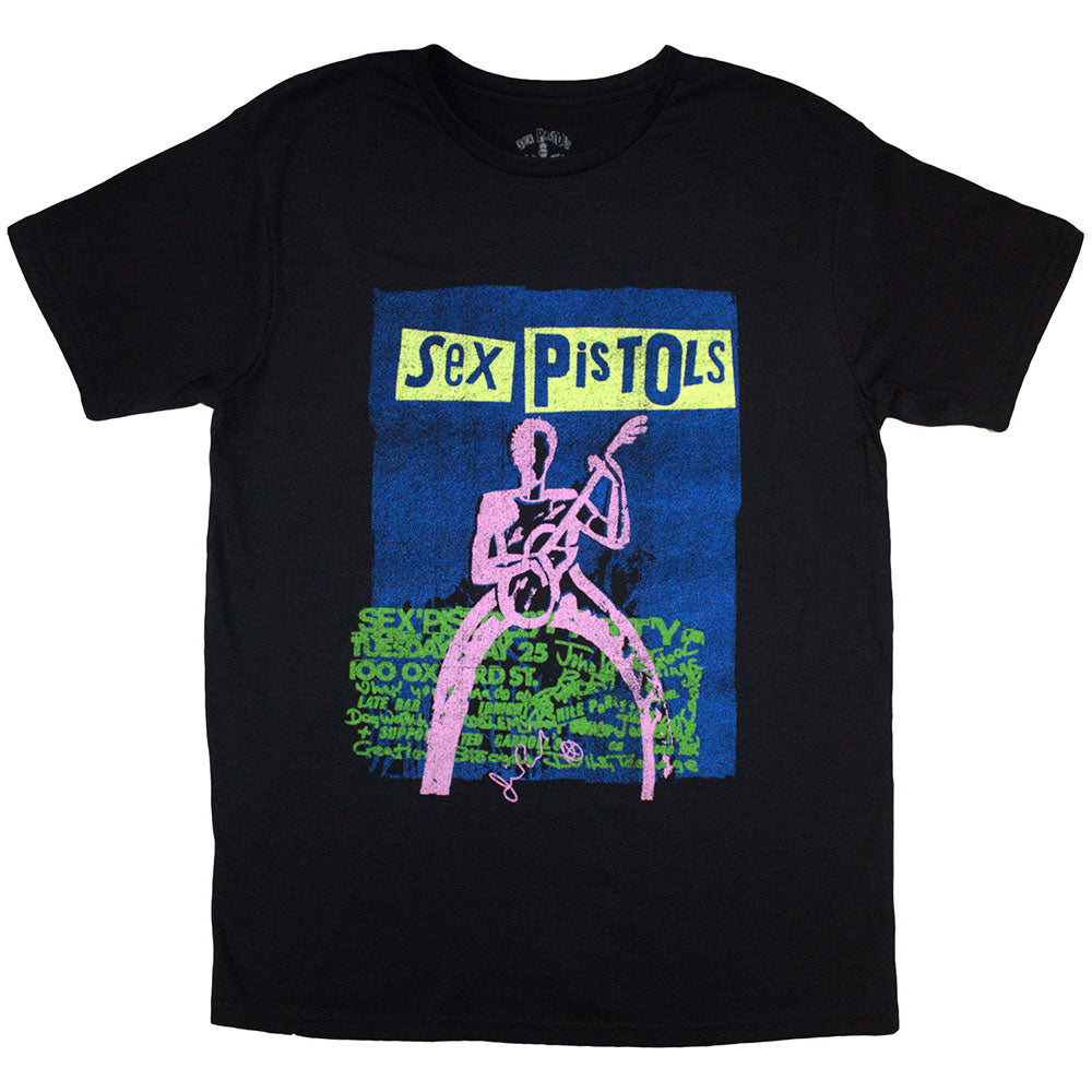 The Sex Pistols Guitar Cartoon Mens T Shirt Officially Licensed