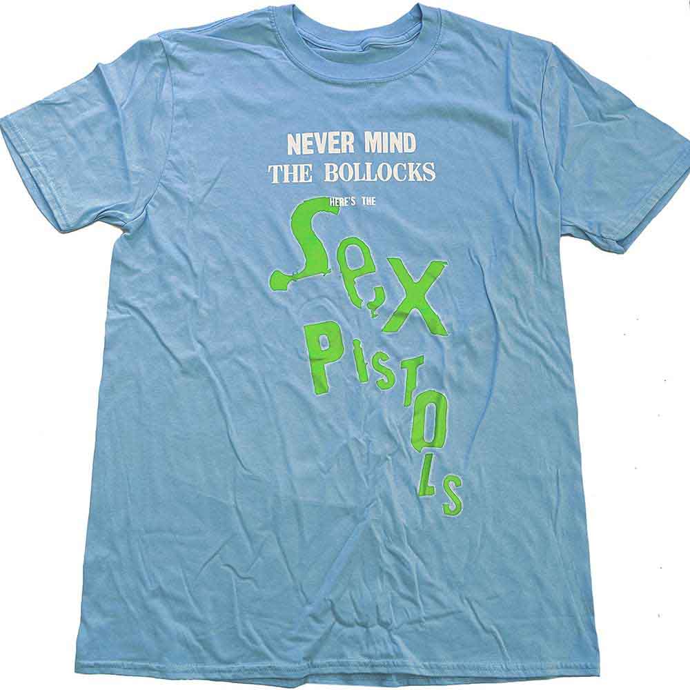 The Sex Pistols Never Mind The Bollocks Drop Logo Mens T Shirt Officially Licensed