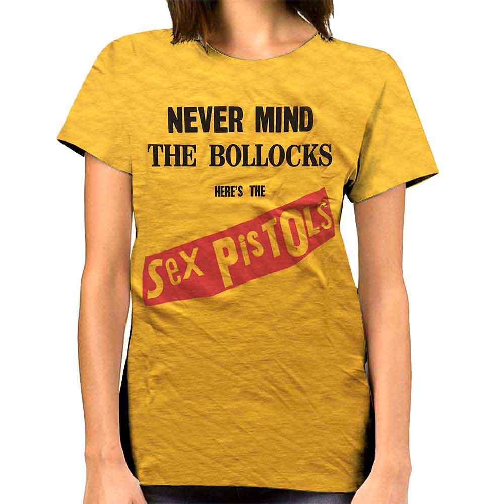 The Sex Pistols Never Mind the Bollocks Original Album Womens T Shirt Officially Licensed