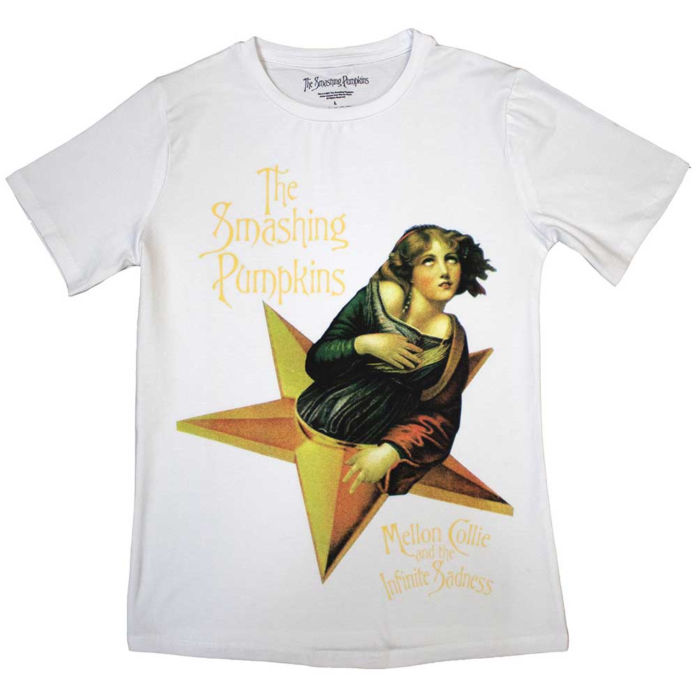 The Smashing Pumpkins Mellon Collie Officially Licensed Womens T Shirt White