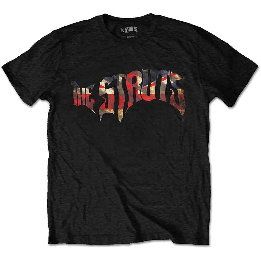 The Struts Union Jack Logo Mens T Shirt Officially Licensed