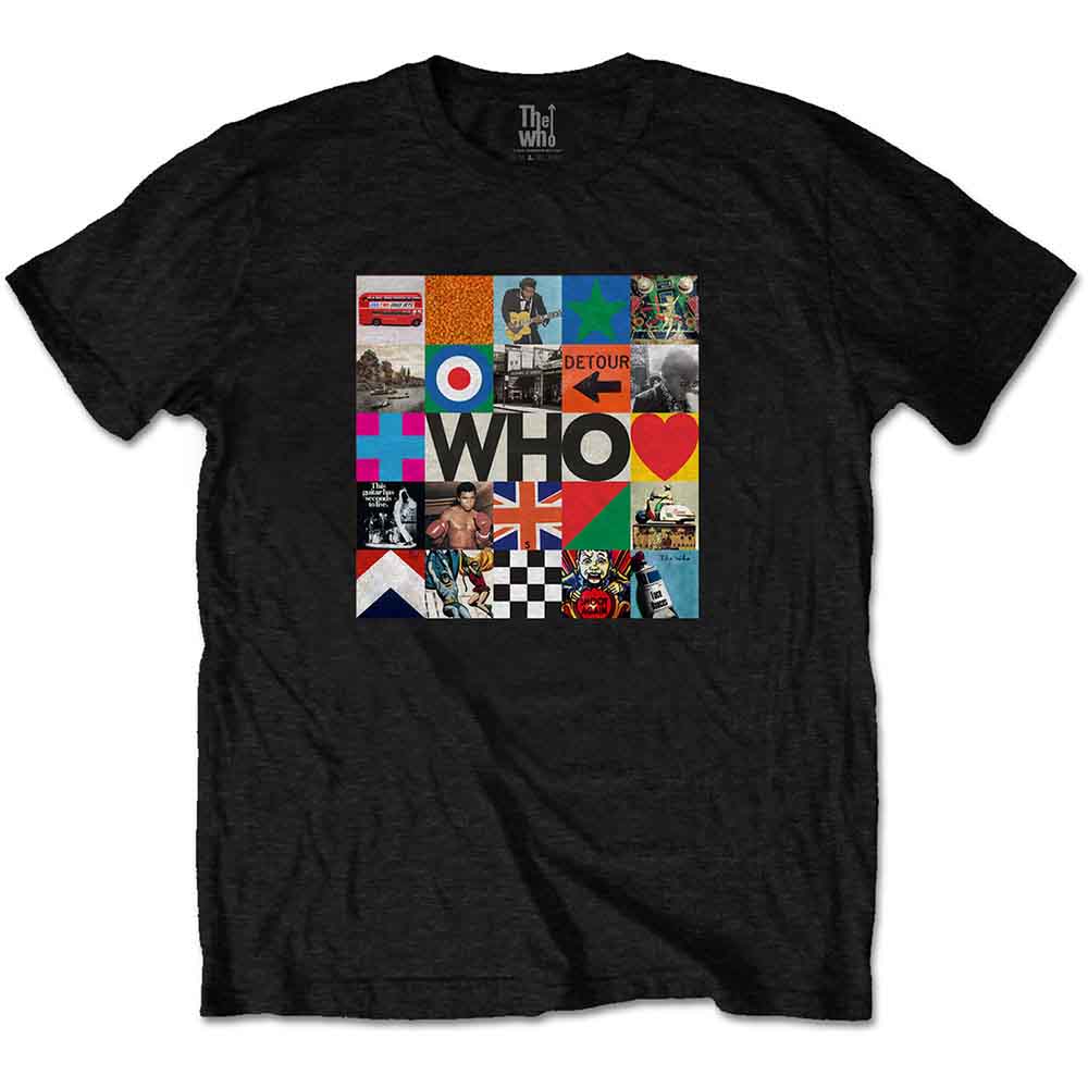The Who 5x5 Blocks Mens T Shirt Officially Licensed