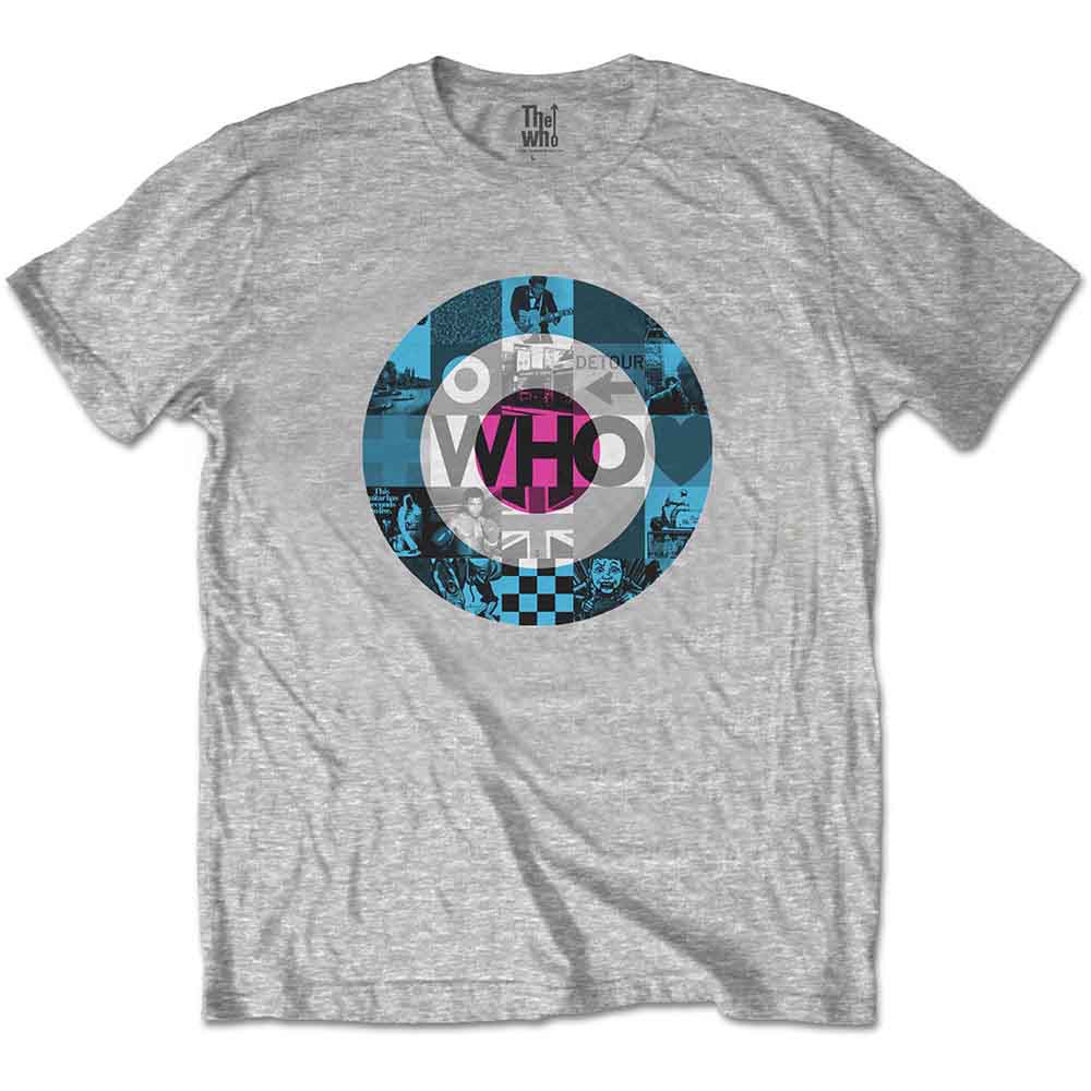 The Who Target Blocks Mens T Shirt Officially Licensed